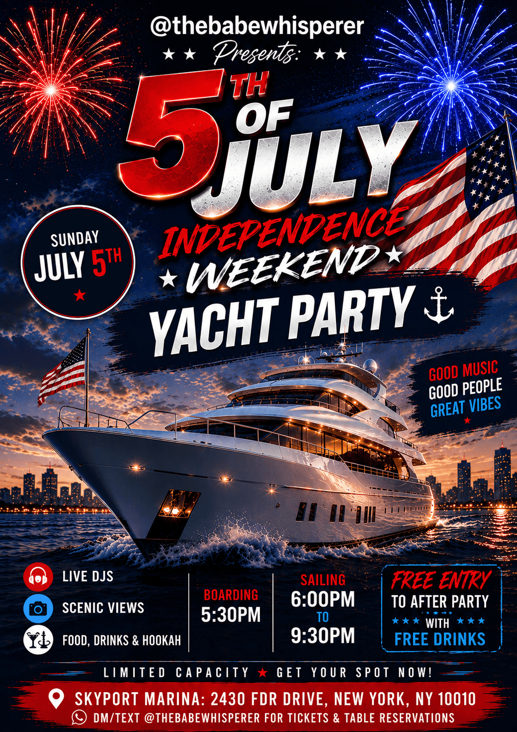 5th of July Yacht Party ~!