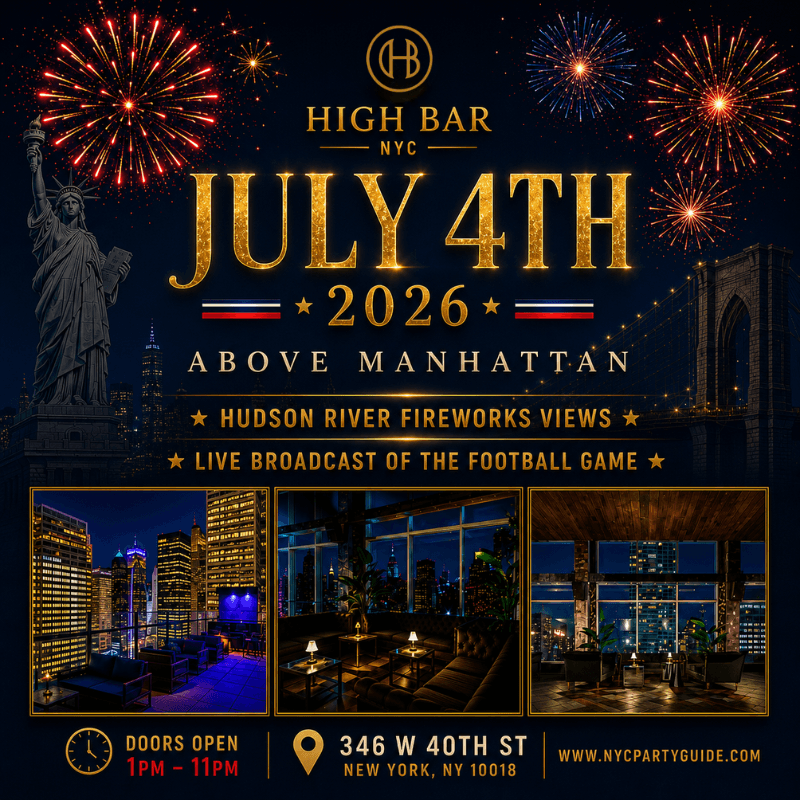 4th of July at High Bar | Fireworks On the Hudson River, Panoramic Views