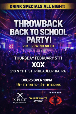 Throwback Back to School Party!