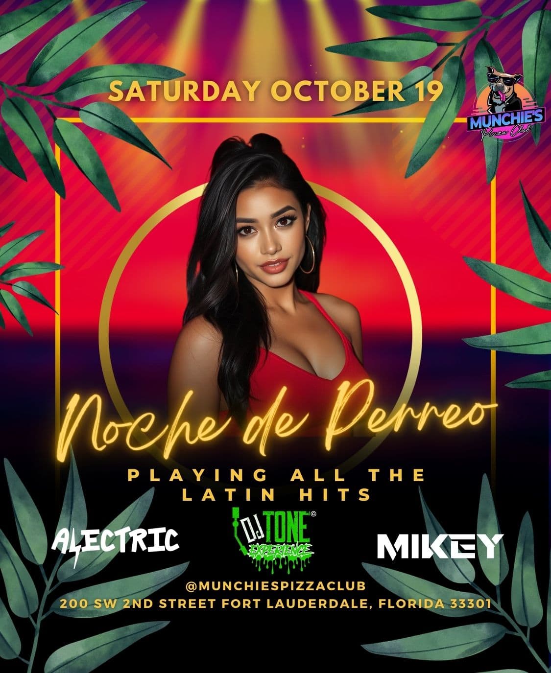 10/19 NOCHE DE PERREO @ MUNCHIE'S FORT LAUDERDALE