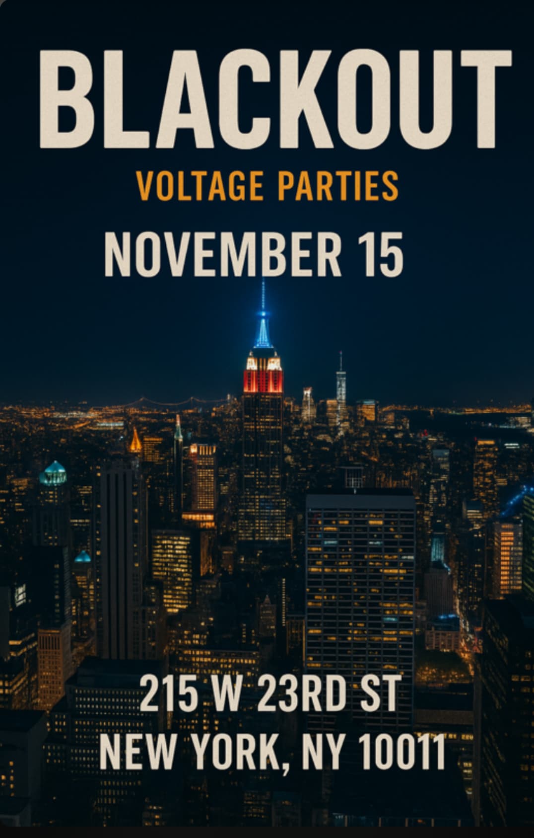 Blackout November 15