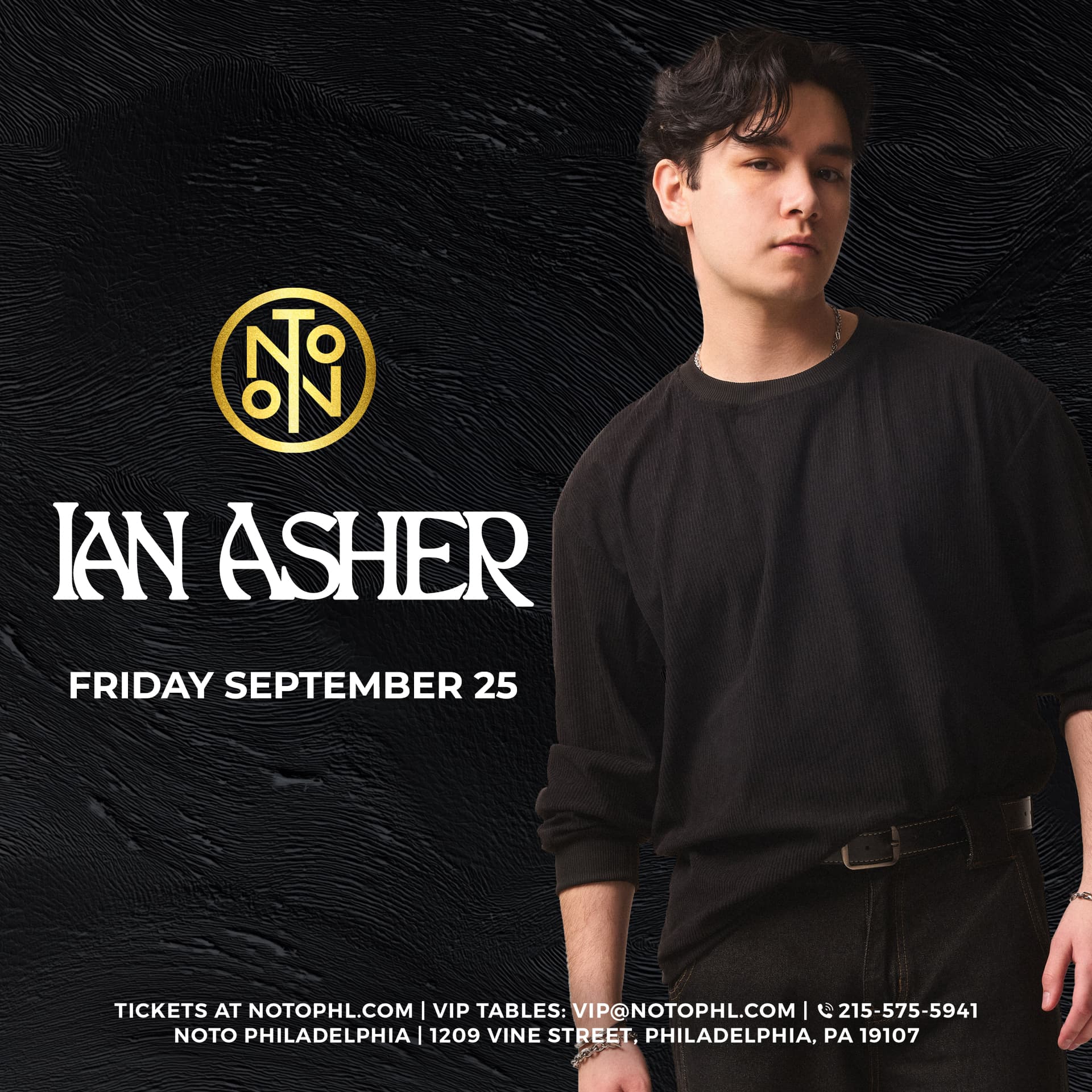 Ian Asher @ NOTO Philadelphia