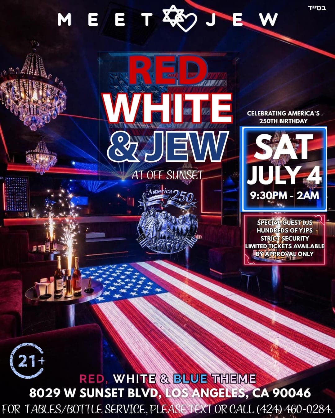 Red, White, & Jew: Celebrating America's 250th Bday