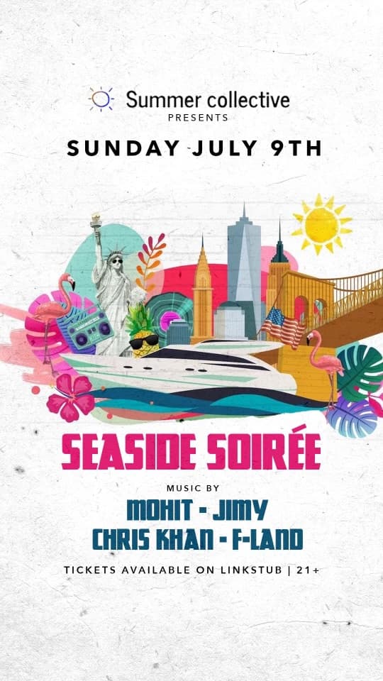 SEASIDE SOIREE BOAT PARTY 7/9