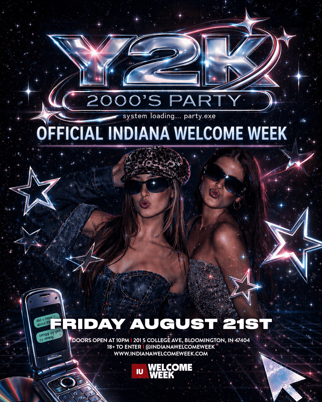(18+) WELCOME WEEK DAY 3 - Y2K 2000’S PARTY