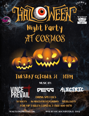 Halloween Tuesday 10/31 @ Cosmo’s