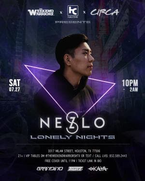 NESZLO "LONELY NIGHTS" 7.27.24 @ CIRCA HOUSTON