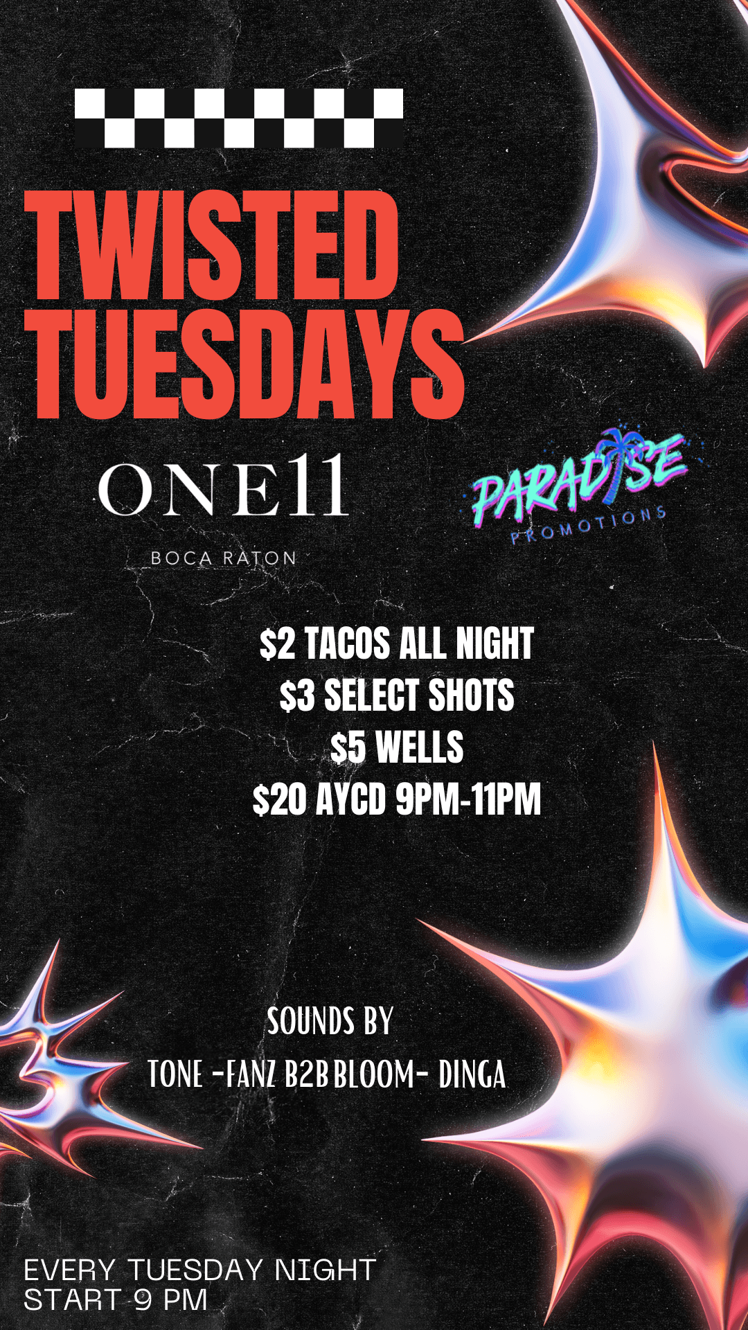 TWISTED TUESDAY'S @ONE11