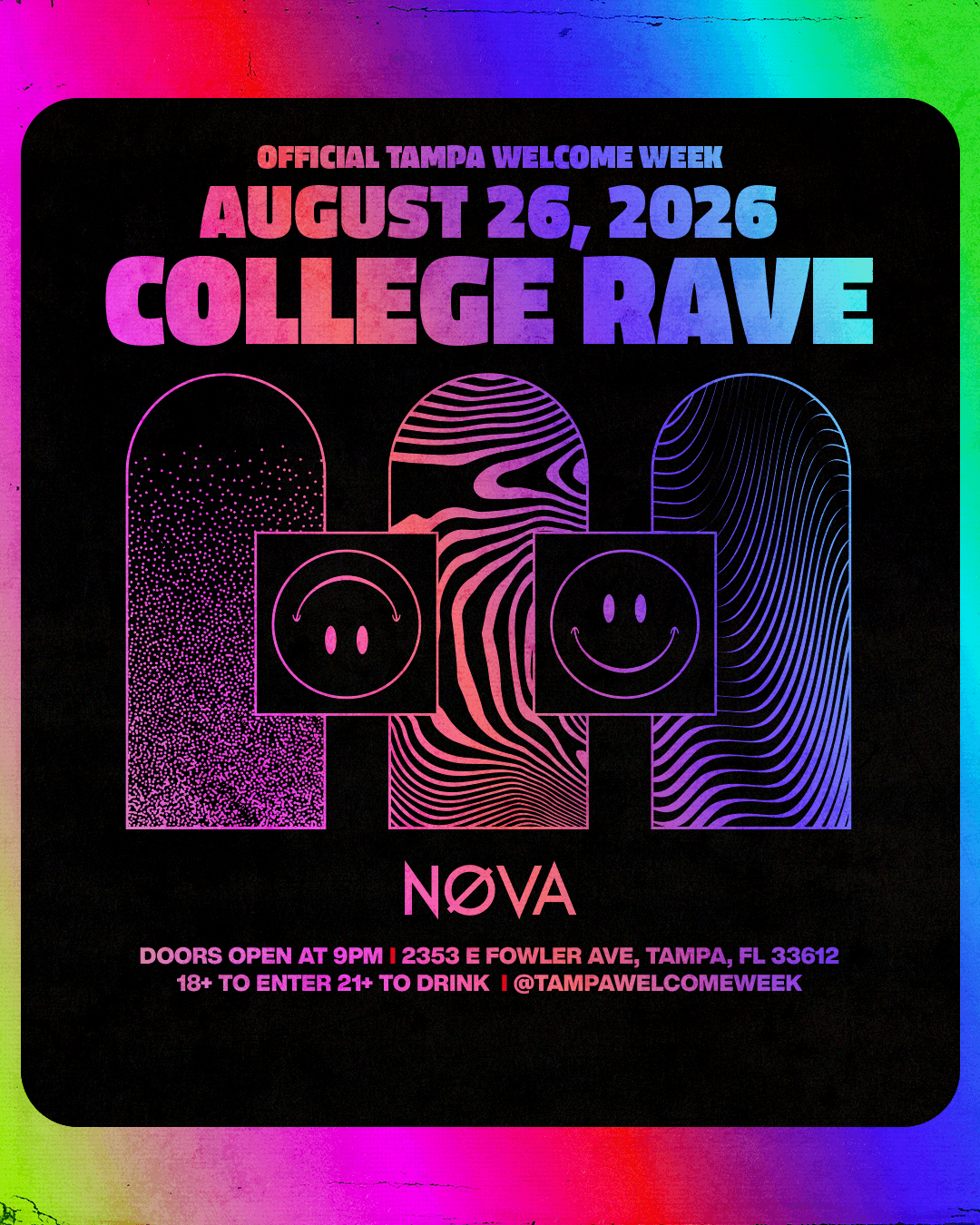 (18+) WELCOME WEEK - COLLEGE RAVE