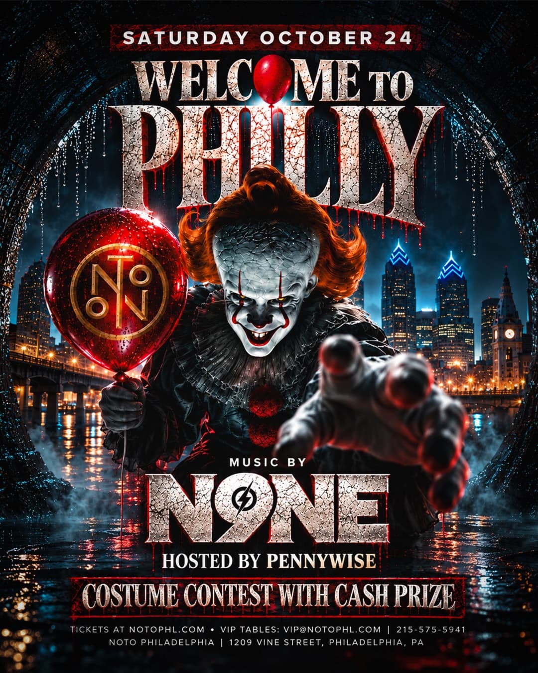 Welcome To Philly: Halloween Costume Party @ NOTO Philadelphia