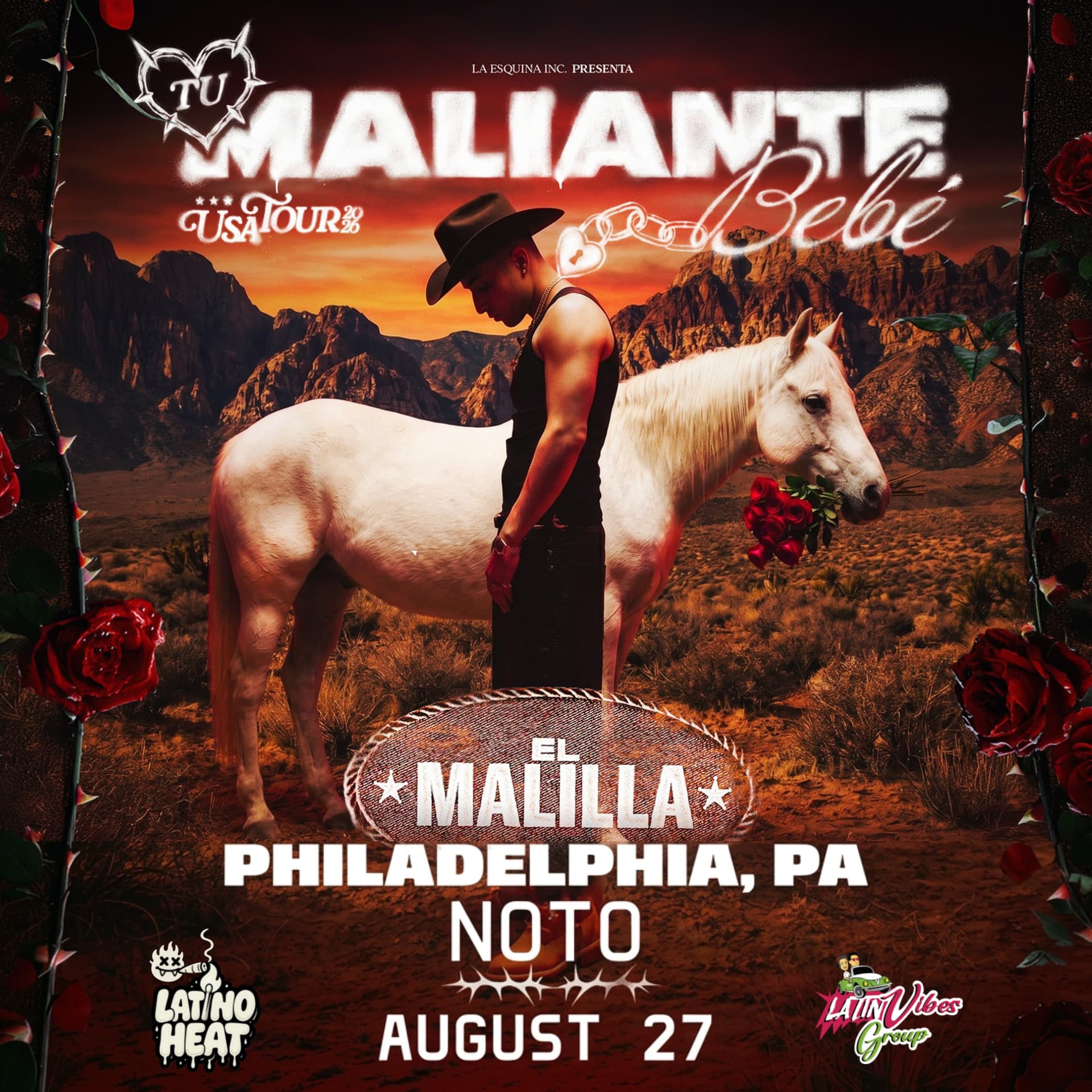 El Malilla: Tu Maliante Bebe USA Tour @ NOTO Philadelphia