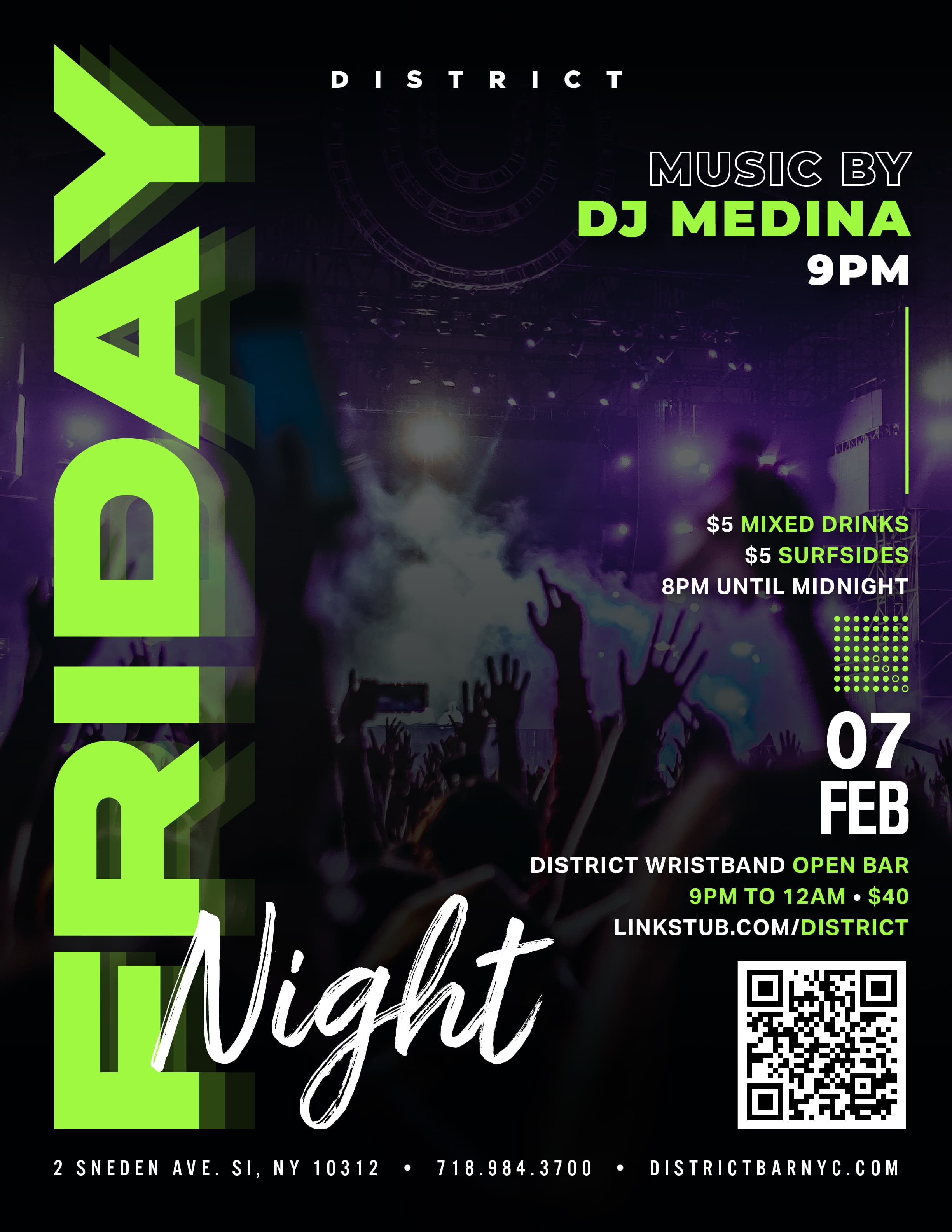 District Friday - Feb 7th - DJ Medina