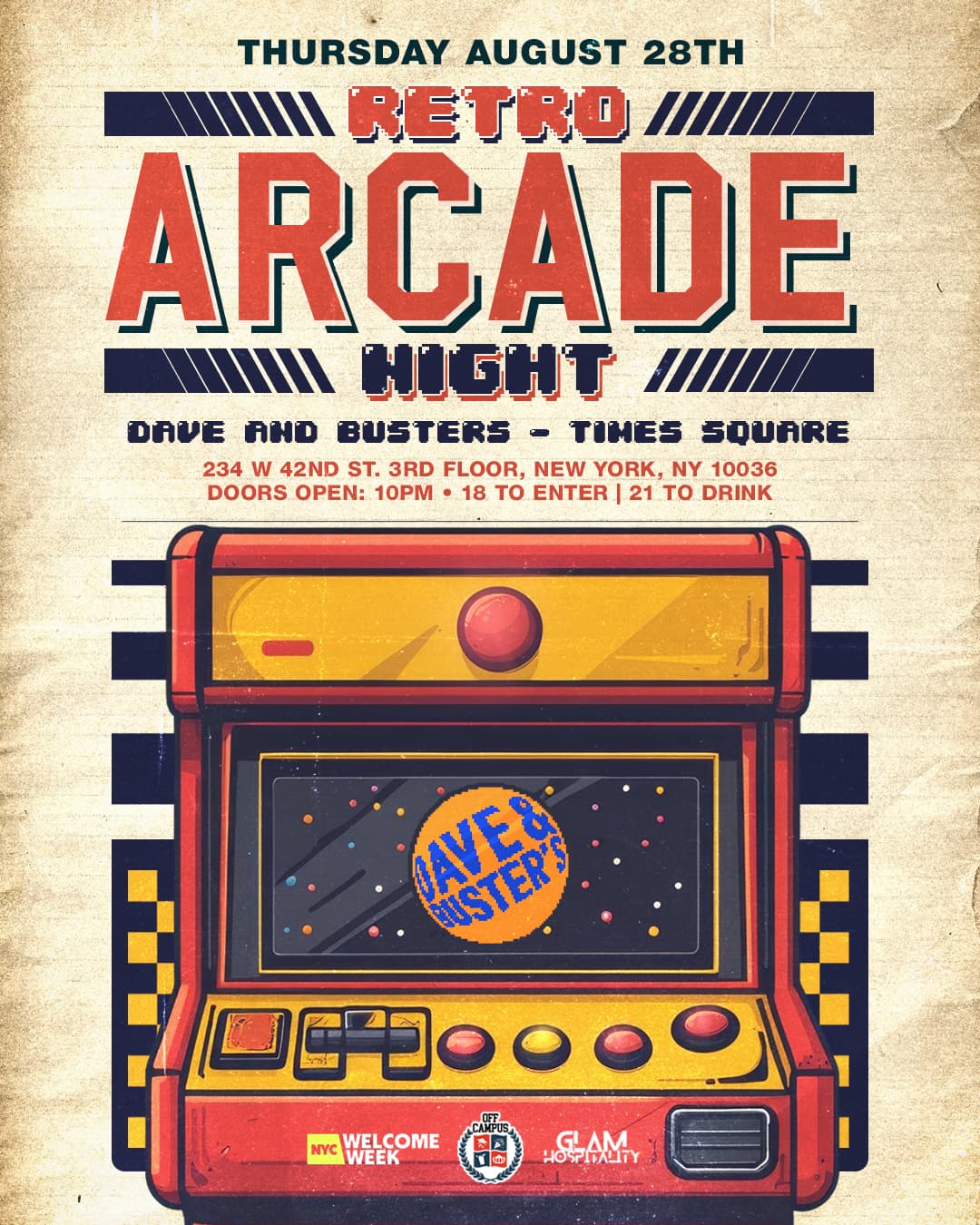 Retro Arcade Night 🕹️