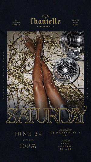 SATURDAY PARTY @ HOTEL CHANTELLE 6/24