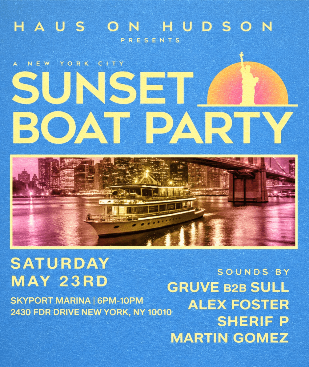 HAUS ON HUDSON BOAT PARTY 05/23
