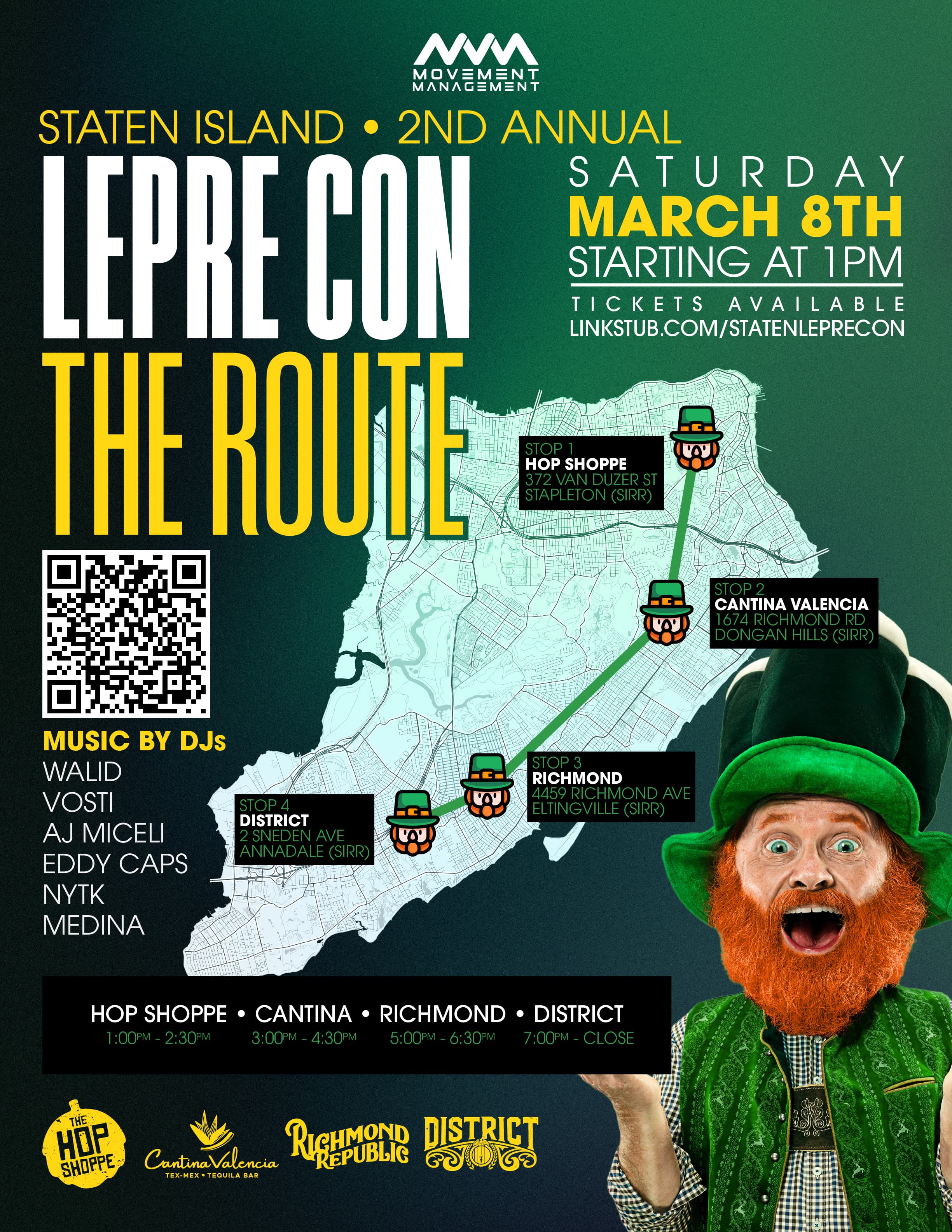 LEPRECON Staten Island - Saturday March 8th