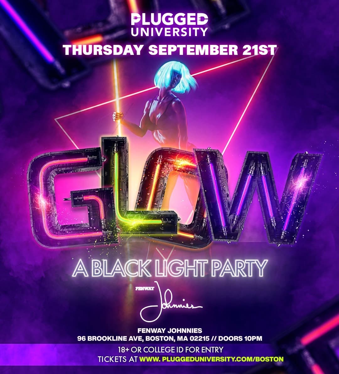 GLOW PARTY (18+) 9/21 @ FENWAY JOHNNIES