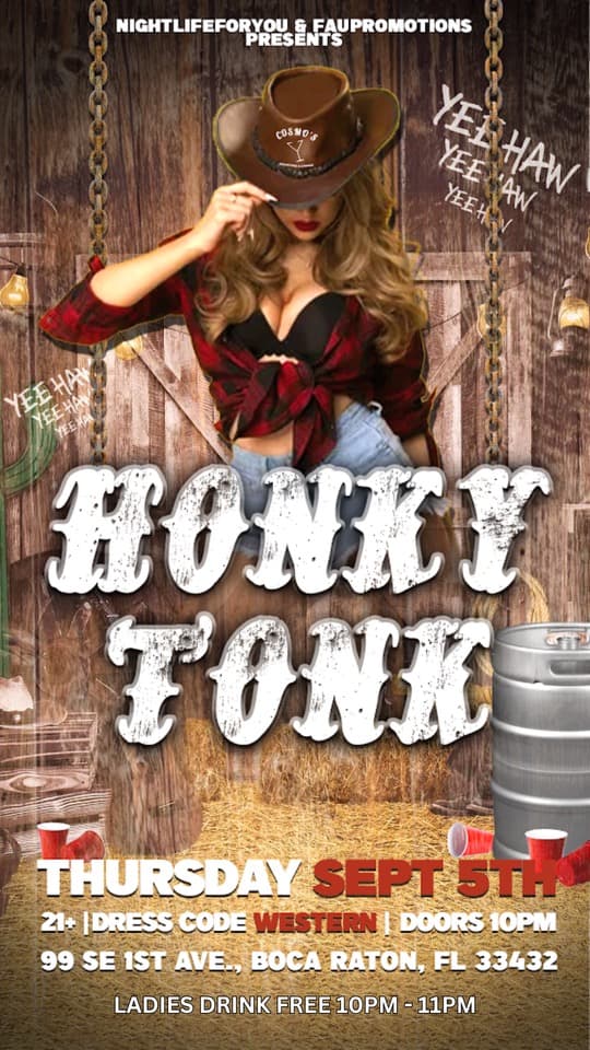 Country Night Thursday @ Cosmo’s 9/05