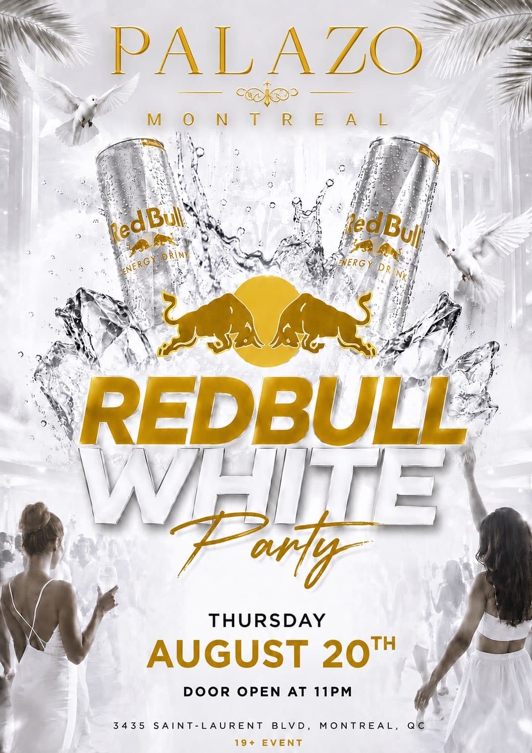 (18+) REDBULL WHITE PARTY @ PALAZO ♛
