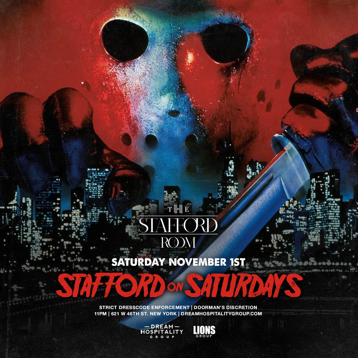 HALLOWEEN WEEKEND @ STAFFORD ROOM 11/1