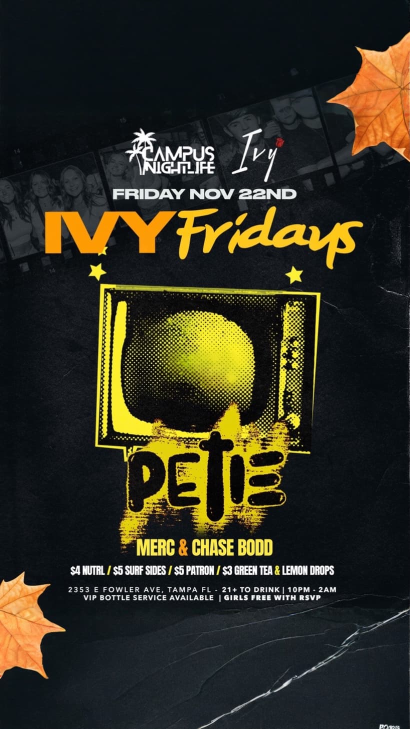 IVY COLLEGE FRIDAYS