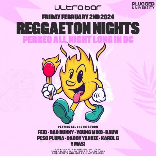 REGGAETON NIGHT (18+) 2/2 @ ULTRA BAR