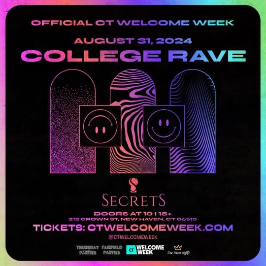 (18+) WELCOME WEEK DAY 3 - RAVE