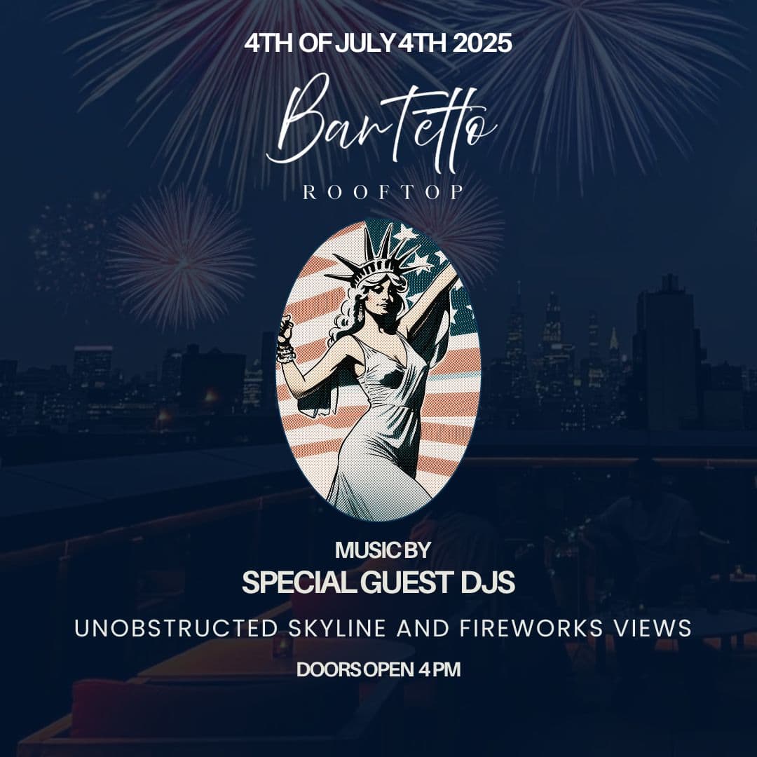 4th of July At Bar Tetto Rooftop - Breathtaking Macy's Fireworks Views